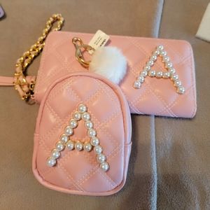 Letter "A" Wallet & Coin Purse